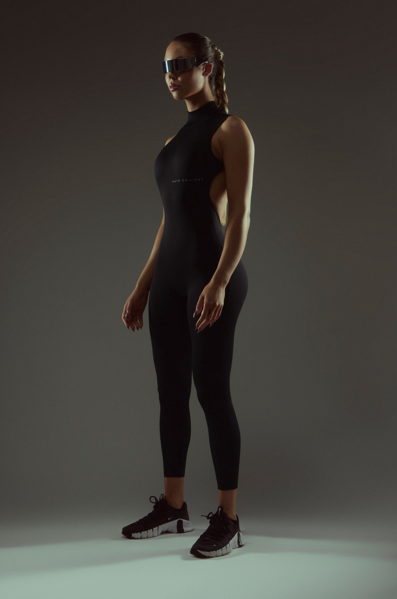 High Neck Jumpsuit - Black