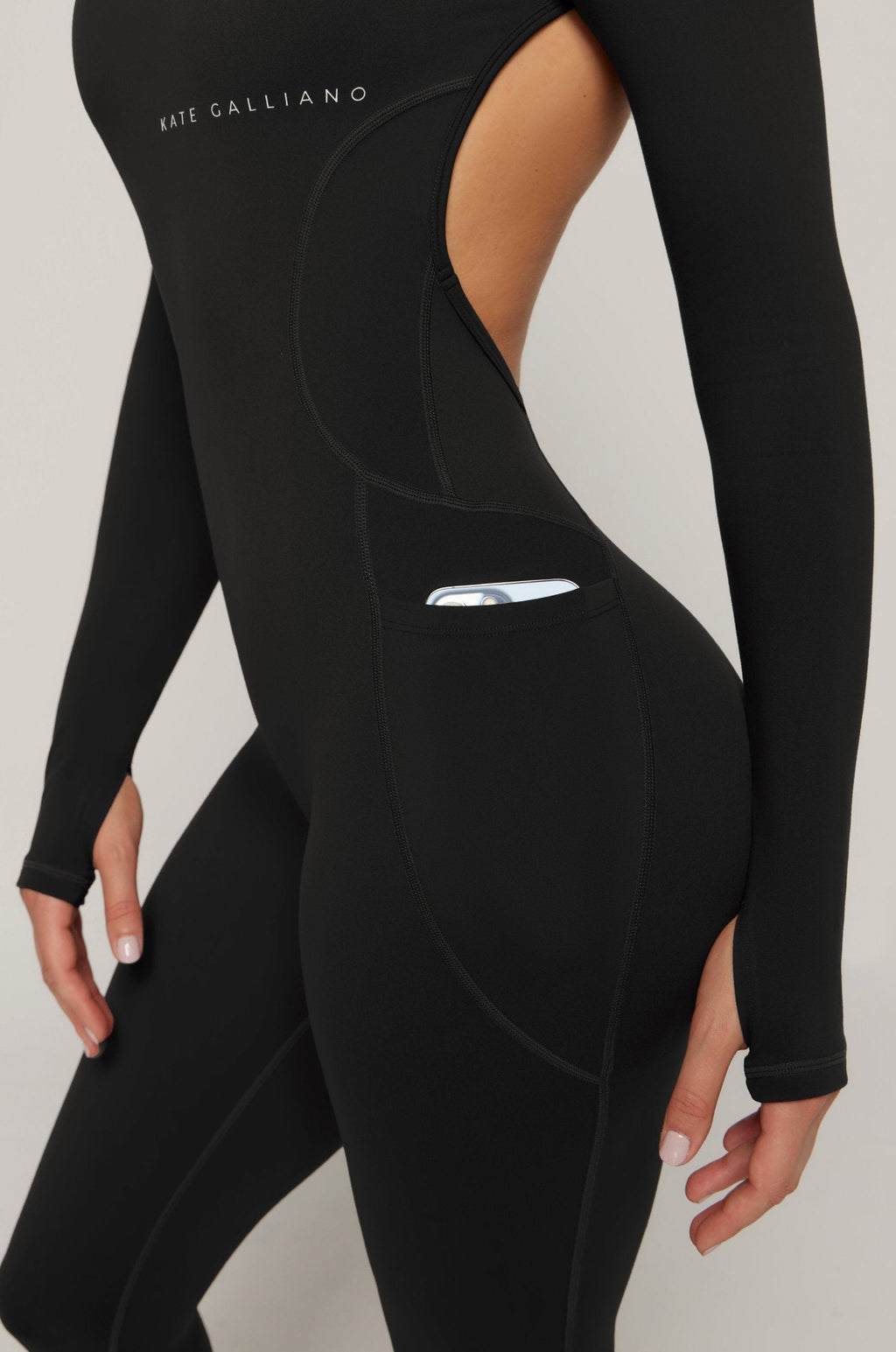 Long Sleeve Jumpsuit - Black